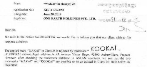 Filing a Response to Provisional Refusal in Cambodia